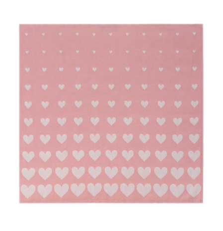 Bunzlau Castle Theedoek Hearts Pink 5448 | 33108