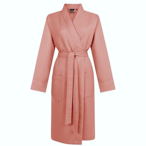 Linolux Badjas Waffle Pique Old Rose BJ099 | 33026