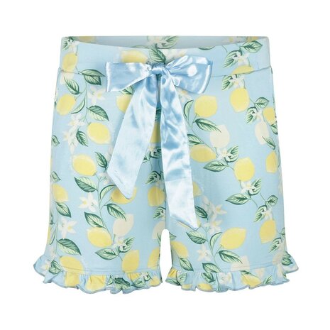 Charlie Choe Dames Ruffle Shorts Light Blue N59118-38 | 33336