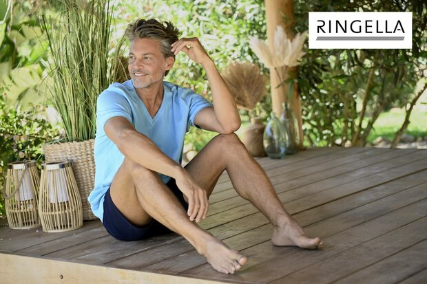 Ringella Men Shortama Light Blue 6241325-204 | 33516