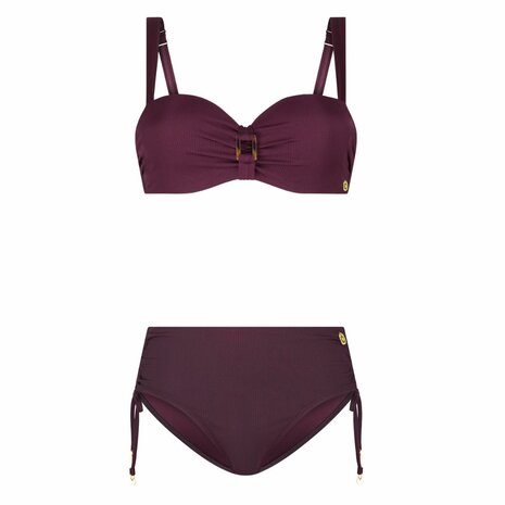 Ten Cate Beach Buckle Bikini Wine Red 60709-60667_1452 | 33372