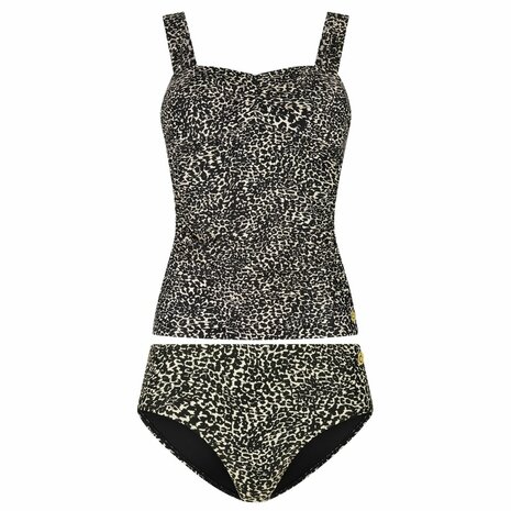 Ten Cate Beach Tankini Twisted Padded Little Leopard 60663-60665_2195 | 33366