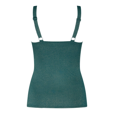 Ten Cate Beach Tankini V-Neck Padded Bottle Green 60664-60665_1582 | 33364