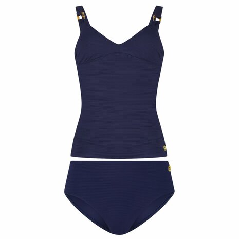 Ten Cate Beach Tankini V-Neck Padded Ink Blue 60664-60665_1640 | 33363