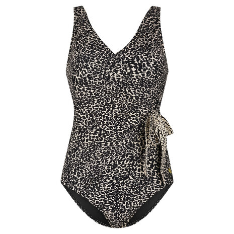 Ten Cate Badpak V-Neck Padded Little Leopard 60672-2195 | 33358