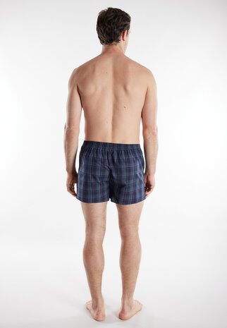 Tom Tailor Heren Pure Cotton Boxer 2-Pack Dark Blue 75293-5100-634 | 33596
