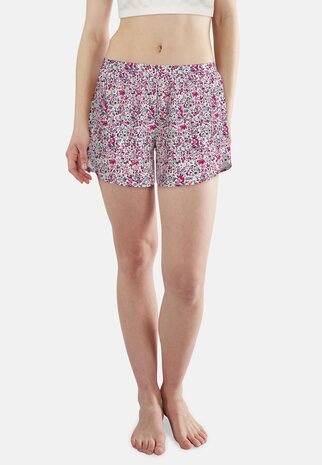 Tom Tailor Dames Short Allover Print Flowers 64204-6085-125 | 33563