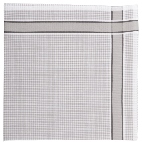 Tiseco Heren Zakdoeken 6P Grey 7040 | 33456