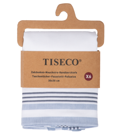 Dames Zakdoeken 6P Indigo 7120 | 33452