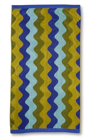KAAT Strandlaken Waves Blue Green 336399 | 33530