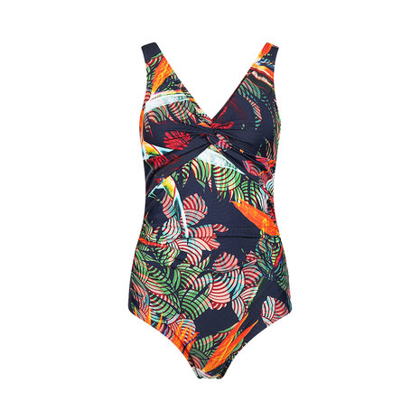 Mila Powernet Badpak Navy Orange N59222-23 | 33422