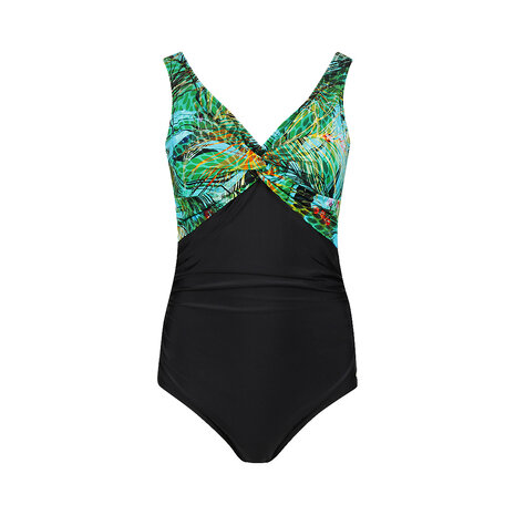 Mila Powernet Badpak Black Aqua Green N59213-23 | 33436