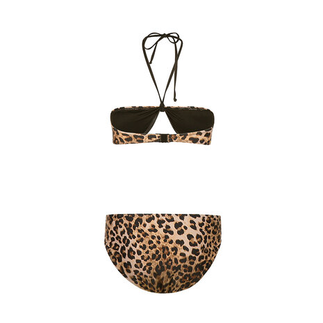 Mila Bandeau Bikini Sand Black N59202-23 | 33431