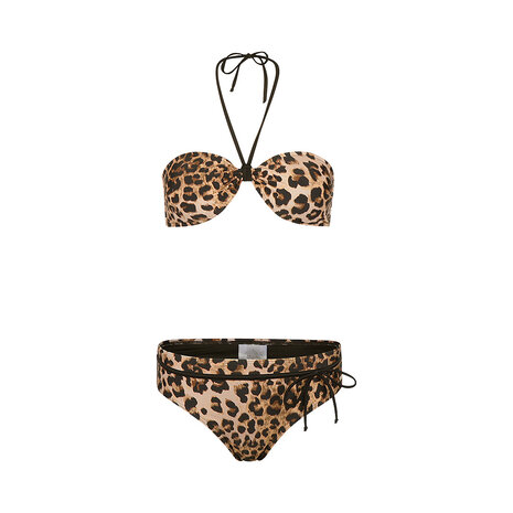Mila Bandeau Bikini Sand Black N59202-23 | 33431