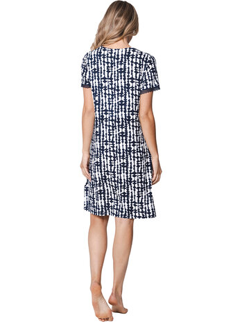 Pastunette Dames Nachthemd Dark Blue Korte Mouw  111261-226-1 | 33576