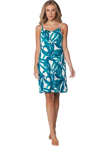 Pastunette Dames Spaghettidress Turquoise 111261-200-1 | 33588