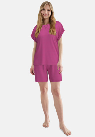 Tom Tailor Dames Shortama Fuchsia 60422-4022-420 | 33570