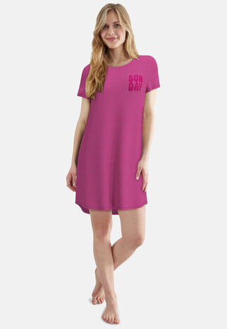 Tom Tailor Dames Bigshirt Fuchsia 60423-4022-420 | 33568
