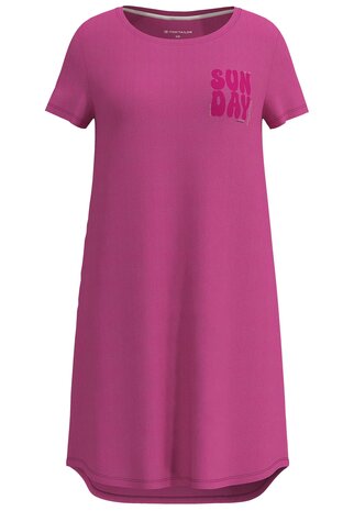 Tom Tailor Dames Bigshirt Fuchsia 60423-4022-420 | 33568