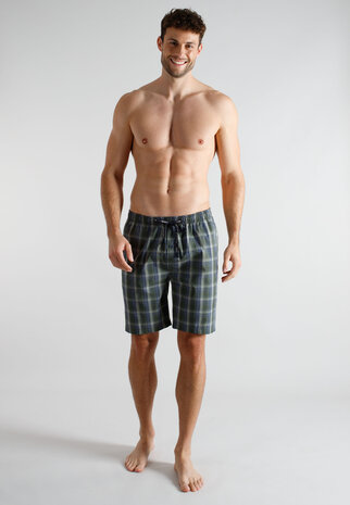 Tom Tailor Heren Pure Cotton Boxer 2-Pack Blue Green 75293-5100-624 | 33390