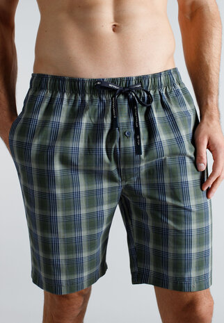 Tom Tailor Heren Pure Cotton Boxer 2-Pack Blue Green 75293-5100-624 | 33390