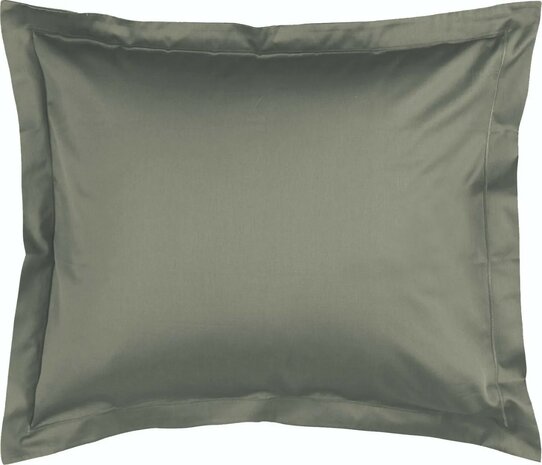 Linolux Uni Oxford Satijn Kussensloop Olive SL LNX3700OL | 27059