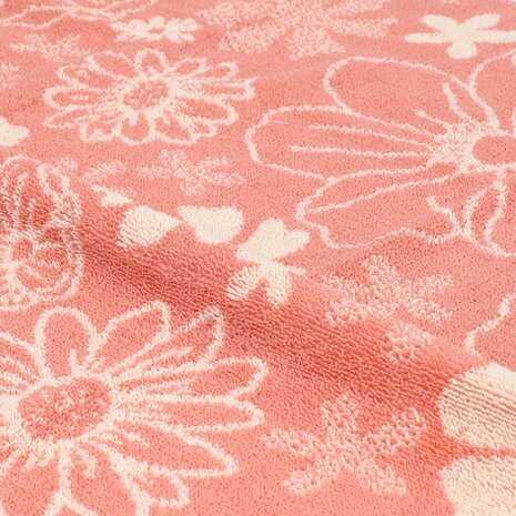 Bunzlau Castle Keukendoek Flowerbed Pink 6373 | 33375