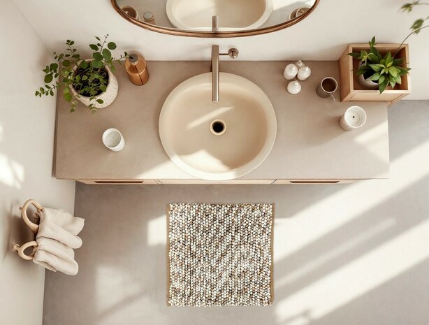 Zo!Home Badmat Zola Natural  ZHB05-33-M | 32620