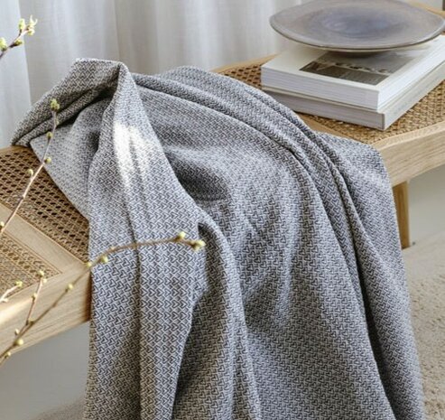 Linolux Plaid Borg Antraciet SPREILNX BORG AN | 33711