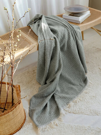 Linolux Plaid Borg Green SPREILNX BORG GN | 33712