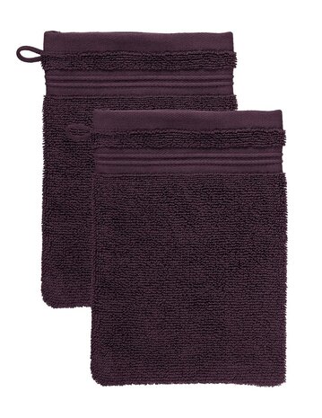 Beddinghouse Badgoed Sheer Uni Dark Red 25254