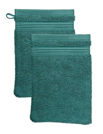 Beddinghouse Badgoed Sheer Uni Dark Green 25256