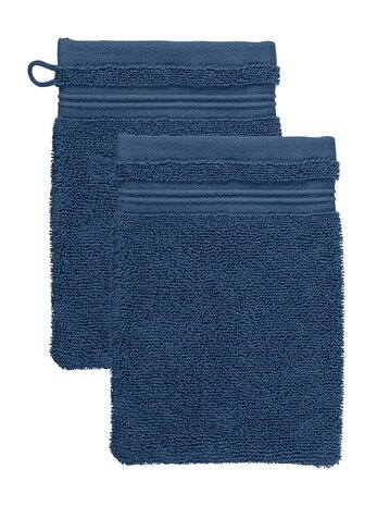 Beddinghouse Badgoed Sheer Uni Dark Blue 25255