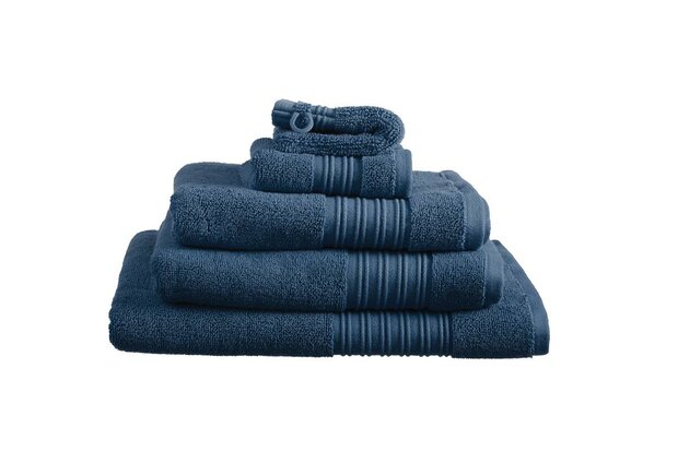 Beddinghouse Badgoed Sheer Uni Dark Blue 25255