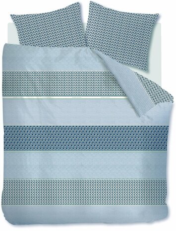 Rivi&egrave;ra Maison Dekbedovertrek Lawrence Blue Grey 33754
