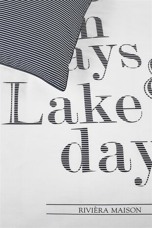 Rivi&egrave;ra Maison Dekbedovertrek Lake Days Navy 33755