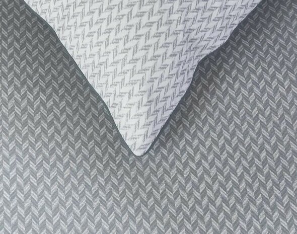 Rivi&egrave;ra Maison Dekbedovertrek Emery Blue Grey 33757