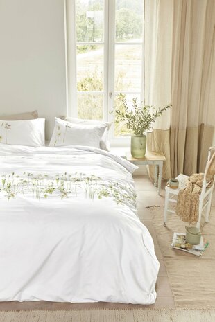 Marjolein Bastin Dekbedovertrek Amaryllis White 33763