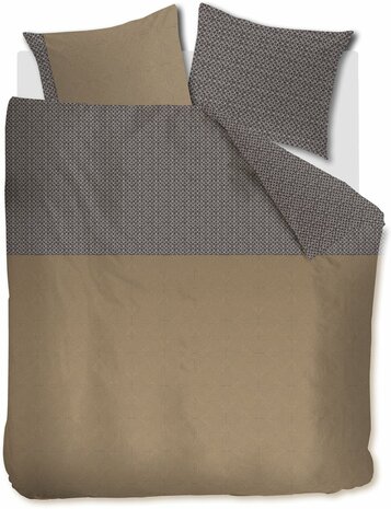 Beddinghouse Dekbedovertrek Anani Taupe | 33771