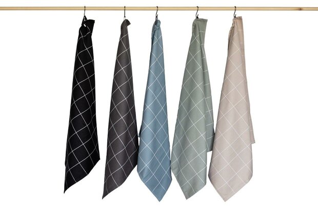 Jorzolino Theedoek Grote Ruit Grey TDJOR001 GR | 33813