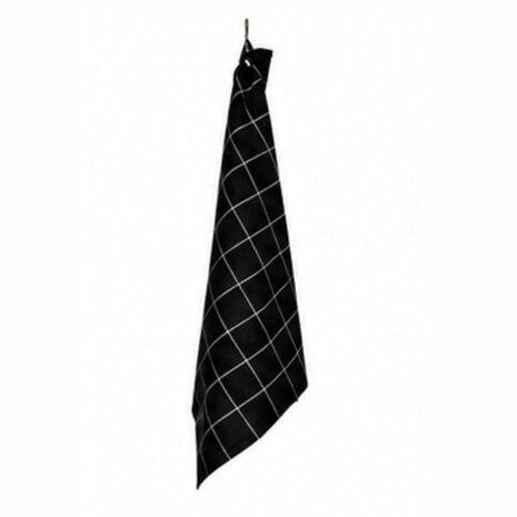 Jorzolino Theedoek Grote Ruit Black TDJOR001 ZW | 33815