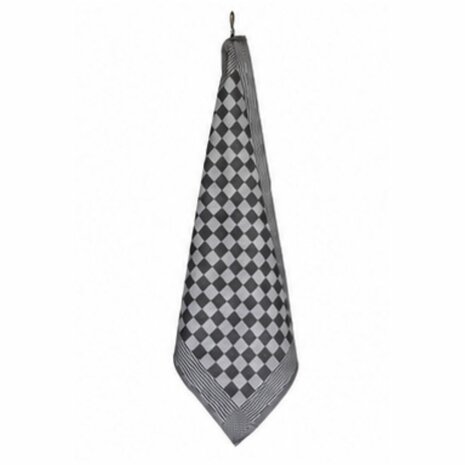 Jorzolino Theedoek Kleine Ruit Black TDJOR002 ZW | 33816