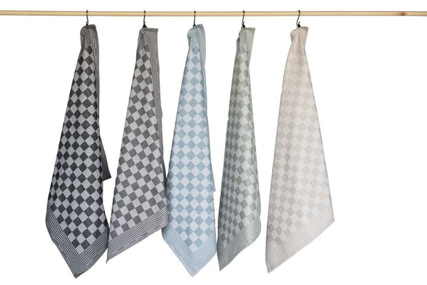 Jorzolino Theedoek Kleine Ruit Grey Green TDJOR002 GG | 33820