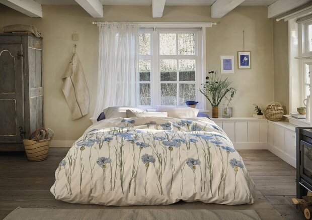 Ariadne At Home Dekbedovertrek Cornflower Sand | 33849