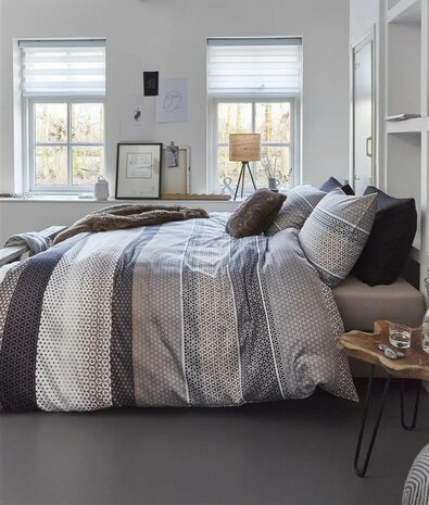 Beddinghouse Dekbedovertrek Princeport Grey | 33903
