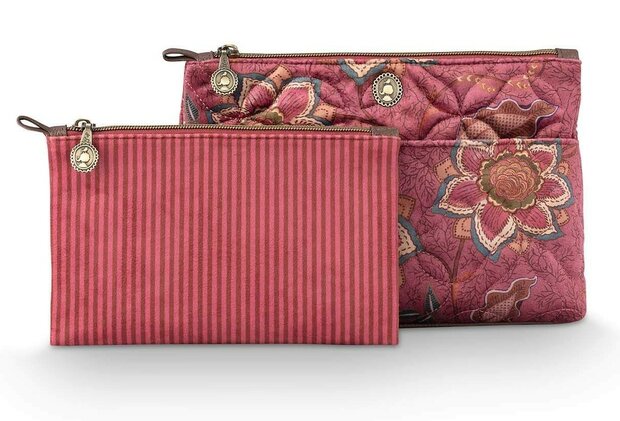 Pip Studio Cosmetic Bags Caryn Pink W26-PIP51-274-327 | 34048
