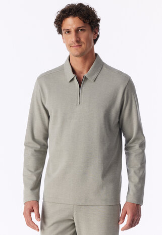 Schiesser Men Polo Shirt Bright Taupe 5541214-239 | 33859