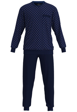 G&ouml;tzburg Heren Pyjama Donkerblauw 452399-4009 - 665 | 33939