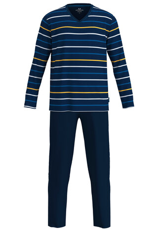 G&ouml;tzburg Heren Pyjama Donkerblauw 452400-4009 - 632 | 33938