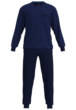 G&ouml;tzburg Heren Pyjama Donkerblauw 452402-4065 - 636 | 33937